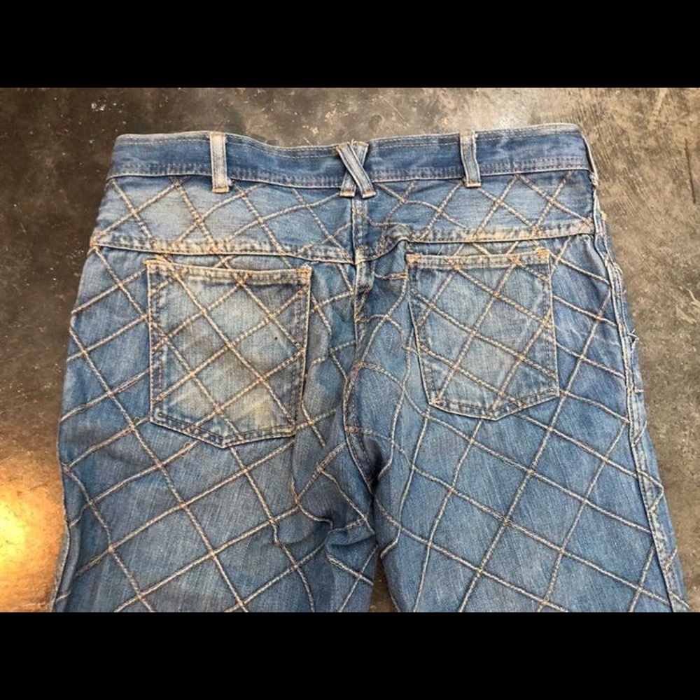 Vintage Patchwork Bellbottoms! (34 Long)